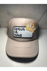 Jesus is King patch trucker hat -clearance